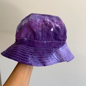Purple Tie Dye Bucket Hat
